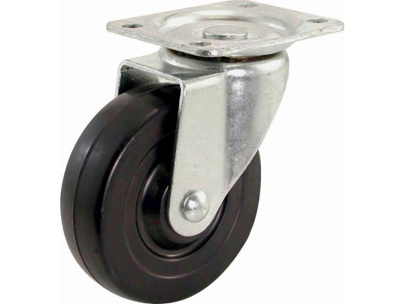 4-Inch Polypropylene Wheel Swivel Plate Caster, 275-lb Load Capacity