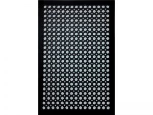 Indoor/Outdoor Recycled Rubber Floor Mat C 24 x 36-Inches, Black