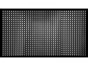 Indoor/Outdoor Recycled Rubber Floor Mat C 36 x 60-Inches, Black