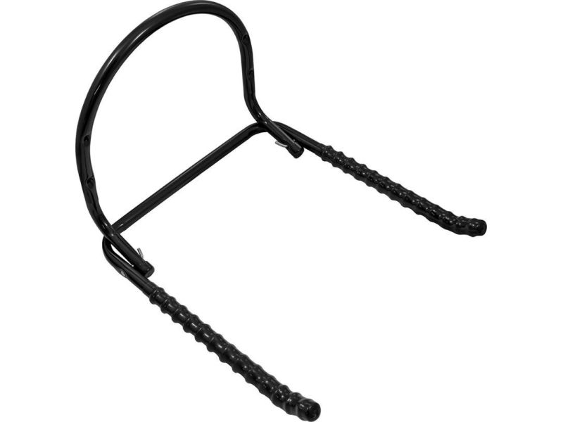 Fold-Away Wall Mounted Dual Bike Rack, Black
