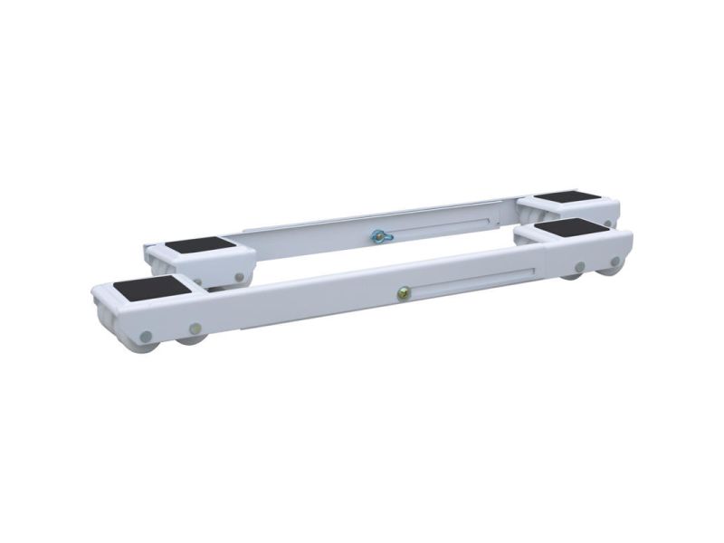 Stamped Steel Adjustable Appliance Rollers, 2-Pack