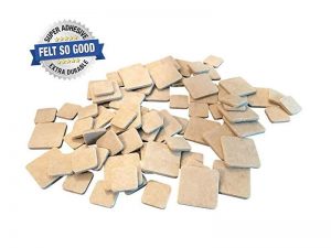 Felt So Good Self Adhesive Felt Furniture Pads, 1 and 1-1/2, Beige, 76-Count