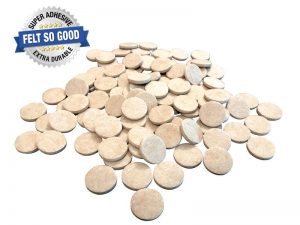 Felt So Good Self Adhesive Felt Furniture Pads, 1, Beige, 100-Count