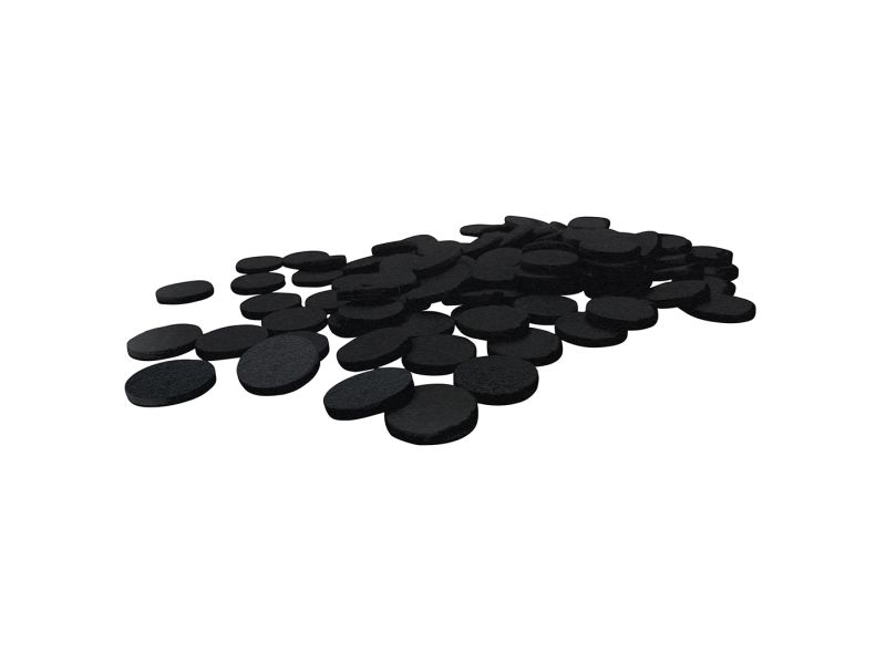 Felt So Good Self Adhesive Felt Furniture Pads, 1, Black, 100-Count