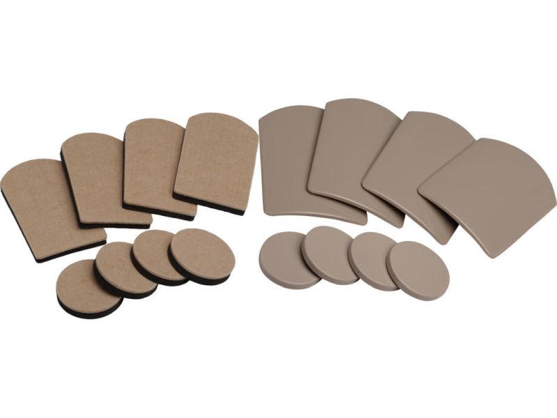 Reusable, Slide Glide Easy Movers Pack Furniture Sliders, 16-Piece Set