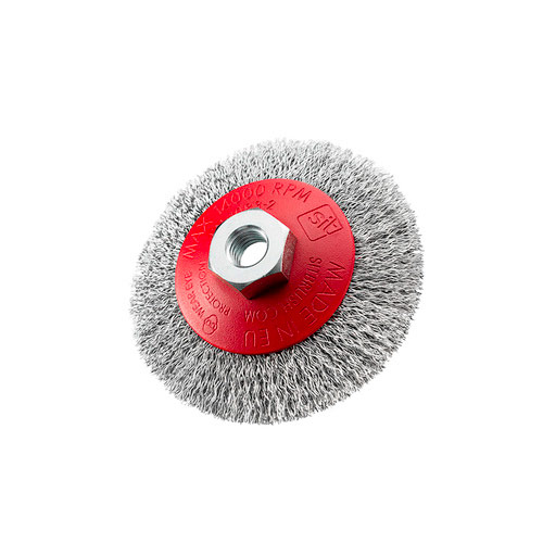 Steel Crimped Conical Brush- 95mm x M14 1PC