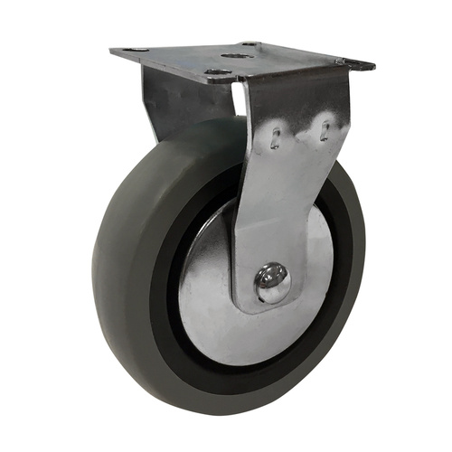 Grey Rubber 50mm Grey Rubber Castors 40kg
