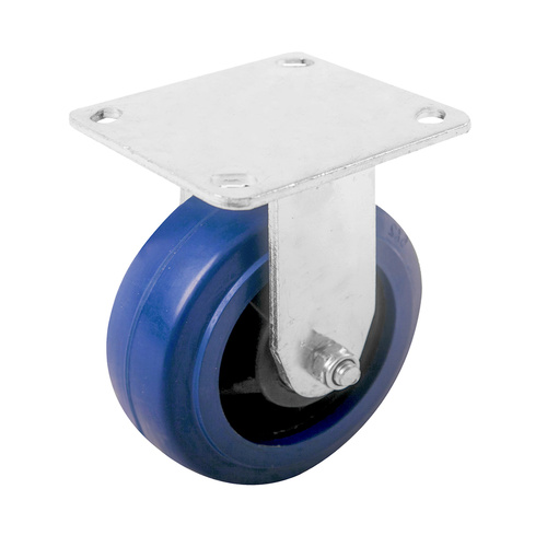 150mm Blue Elastic Rubber Castors 300kg 1