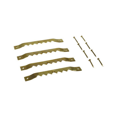 Frame Hangers Framing Supplies - Brass 4P