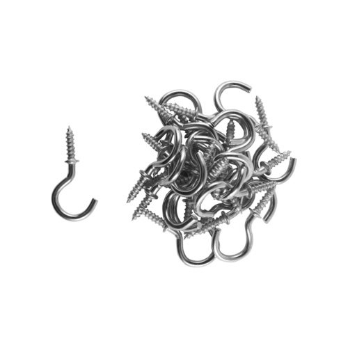 Cup Hooks - Silver 25PCS