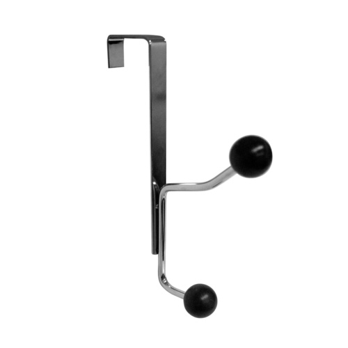 Double Ball - Polished chrome/White 1PC