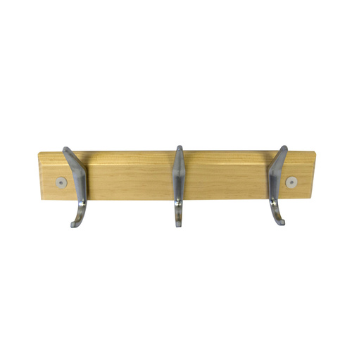 3 Hook Rails - Natural 1PC