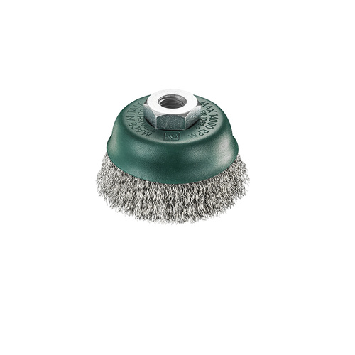 Stainless Steel Crimped Cup Brush- 75mm x M14