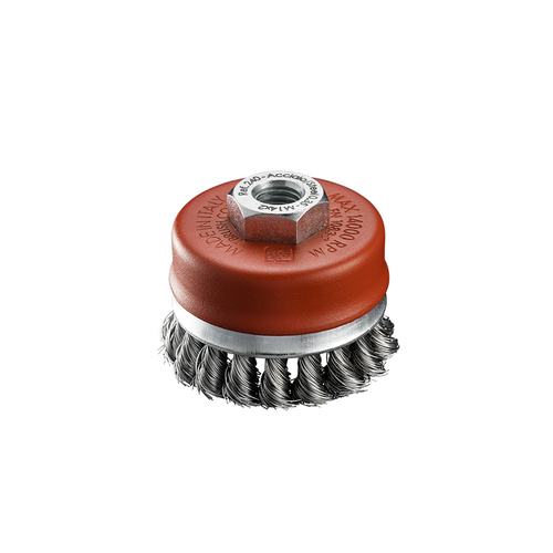 Steel Twist Knot Cup Brush- 70mm x M10 1PC