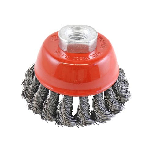 Steel Twist Knot Cup Brush- 75mm x M14 1PC