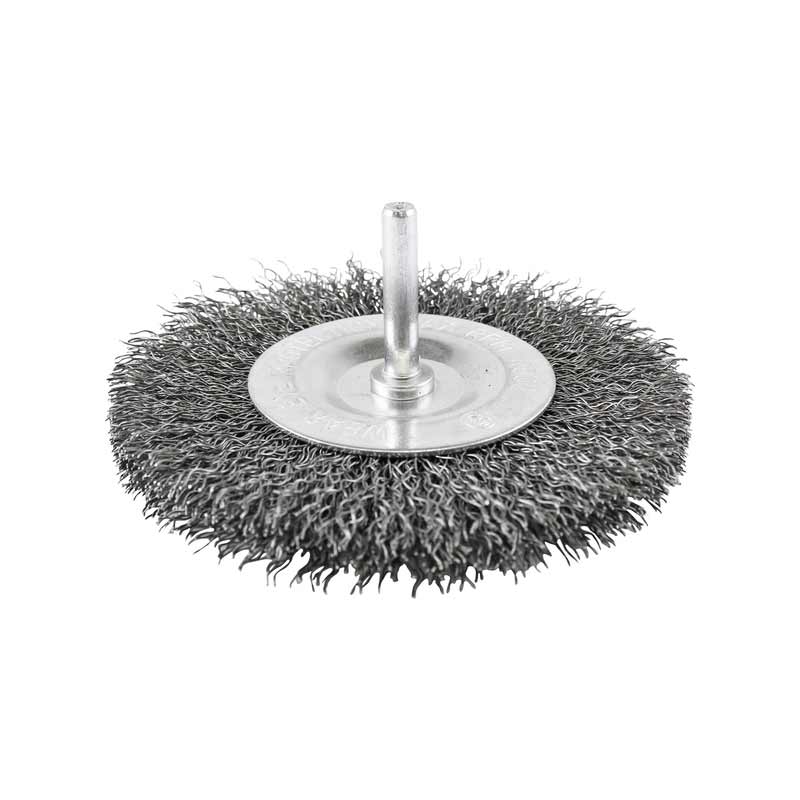 Steel Crimped Wire Wheel- 100mm x M6 1PC