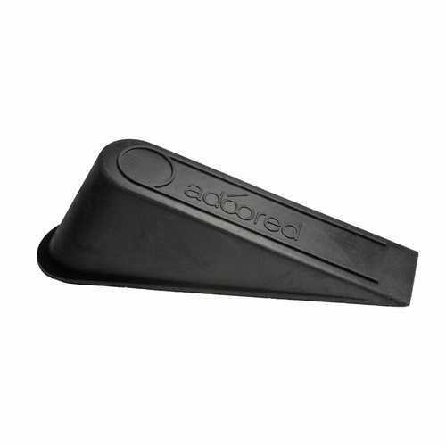 Rubber Door Wedge 51mm(H) BLK 1PC