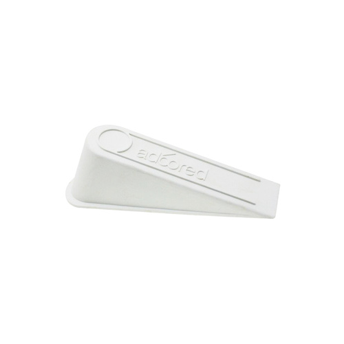 Rubber Door Wedge 51mm(H) WHT 1PC