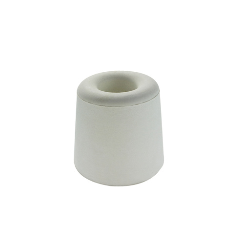 Round Rubber Door Stop 30mm(H) WHT 1PC