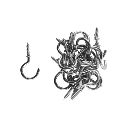 Cup Hooks - Silver 25PCS