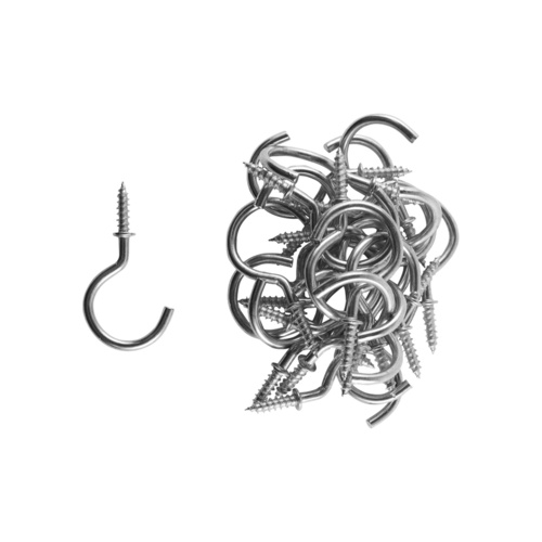 Cup Hooks - Silver 25PCS