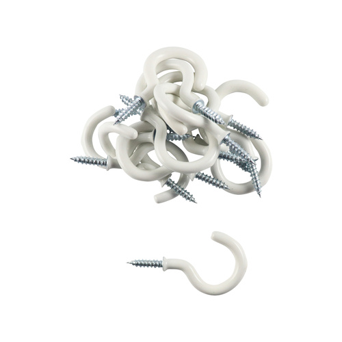 Cup Hooks - White 15PCS