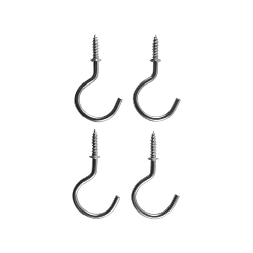 Cup Hooks - Silver 4PCS