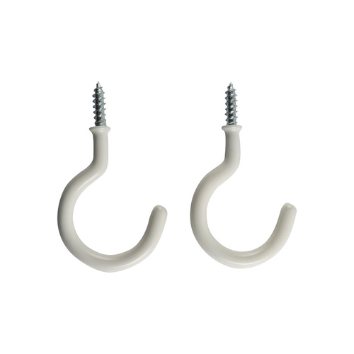 Cup Hooks - White 2PCS