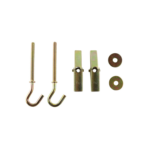 Cup Hooks - Yellow Zinc 2PCS