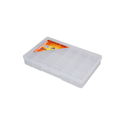 Clear Compartment Boxes (1 2 Compartment)