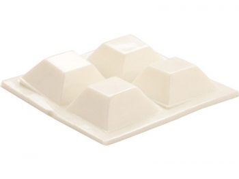 3/4-Inch SurfaceGard White Adhesive Bumper Pads, 12-Count