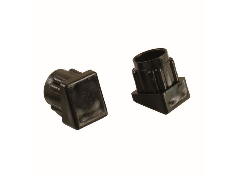 TIP PLASTIC INSIDE ANGLE 3/4 BLK