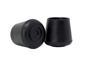 3/4-Inch Black Rubber Leg Tip, 40-Pack