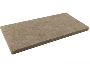 2-Inch x 4-Inch Heavy Duty Self-Adhesive Felt Furniture Pads, 3-Pack, Beige